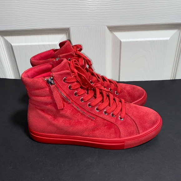 Steve Madden Other - Steve Madden Men’s Barkley Red Hi-Top Sneakers